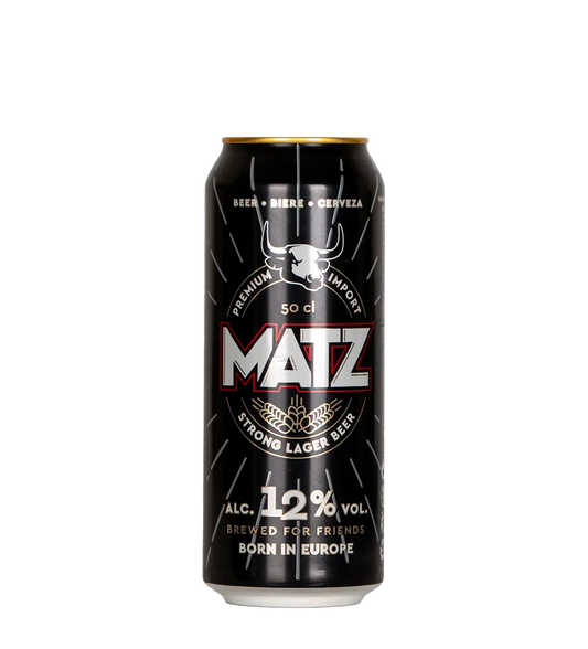 Matz Strong Lager Beer 12% 500ml Can