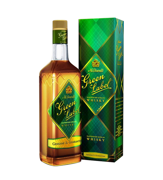 MrDowells Green Label Whisky 75Cl