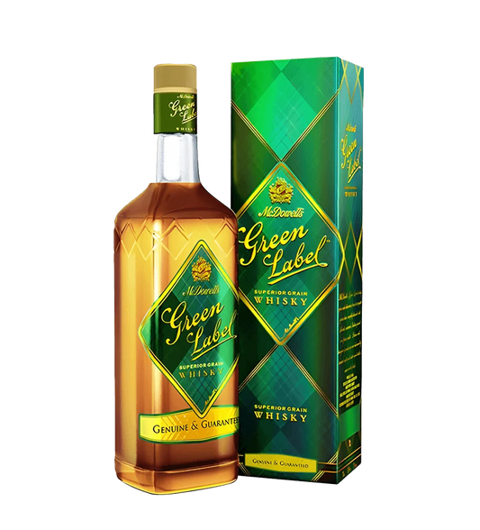 MrDowells Green Label Whisky 750ml