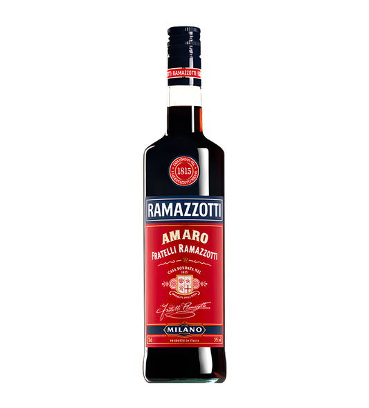 Ramazotti Amaro 750ml in white background