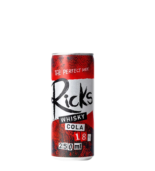 Ricks Whisky Cola 250ml - Richmond Cellar now delivering in Dubai, Abu Dhabi & Ras Al Khaimah