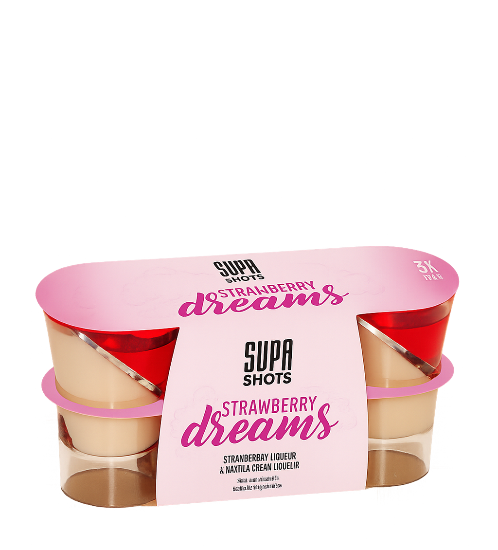 Supa Strawberry Dreams Shots 30ml - Richmond Cellar General Trading L.L.C