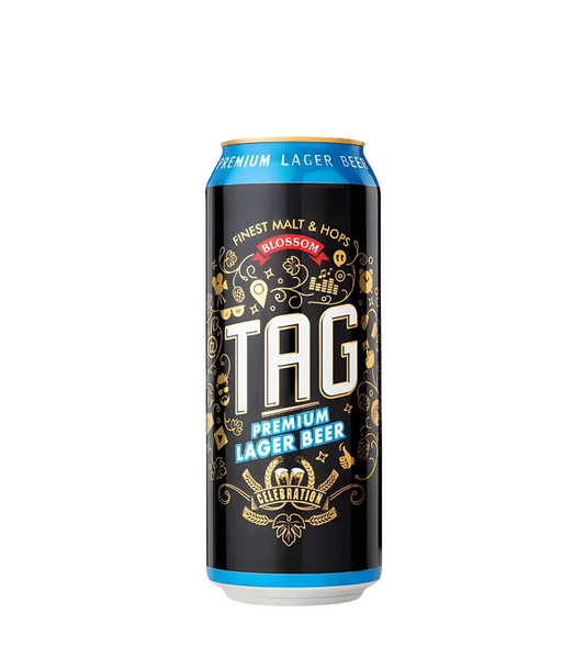 Tag Premium Lager Beer 500ml Can