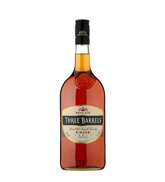 Three Barrels VSOP Brandy 1L