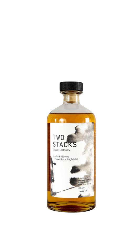 Two Stacks Smoke & Mirrors Peatedcent Stout Whisky 70 Cl