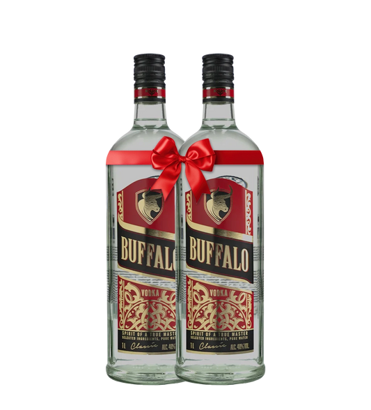 Buffalo Vodka 1L - Pack of 2