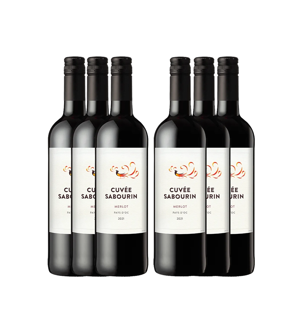 Cuvee Sabourin Merlot 750ml Pack of 6 - Richmond Cellar now delivering in Dubai, Abu Dhabi & Ras Al Khaimah