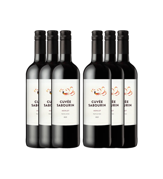 Cuvee Sabourin Merlot 750ml Pack of 6