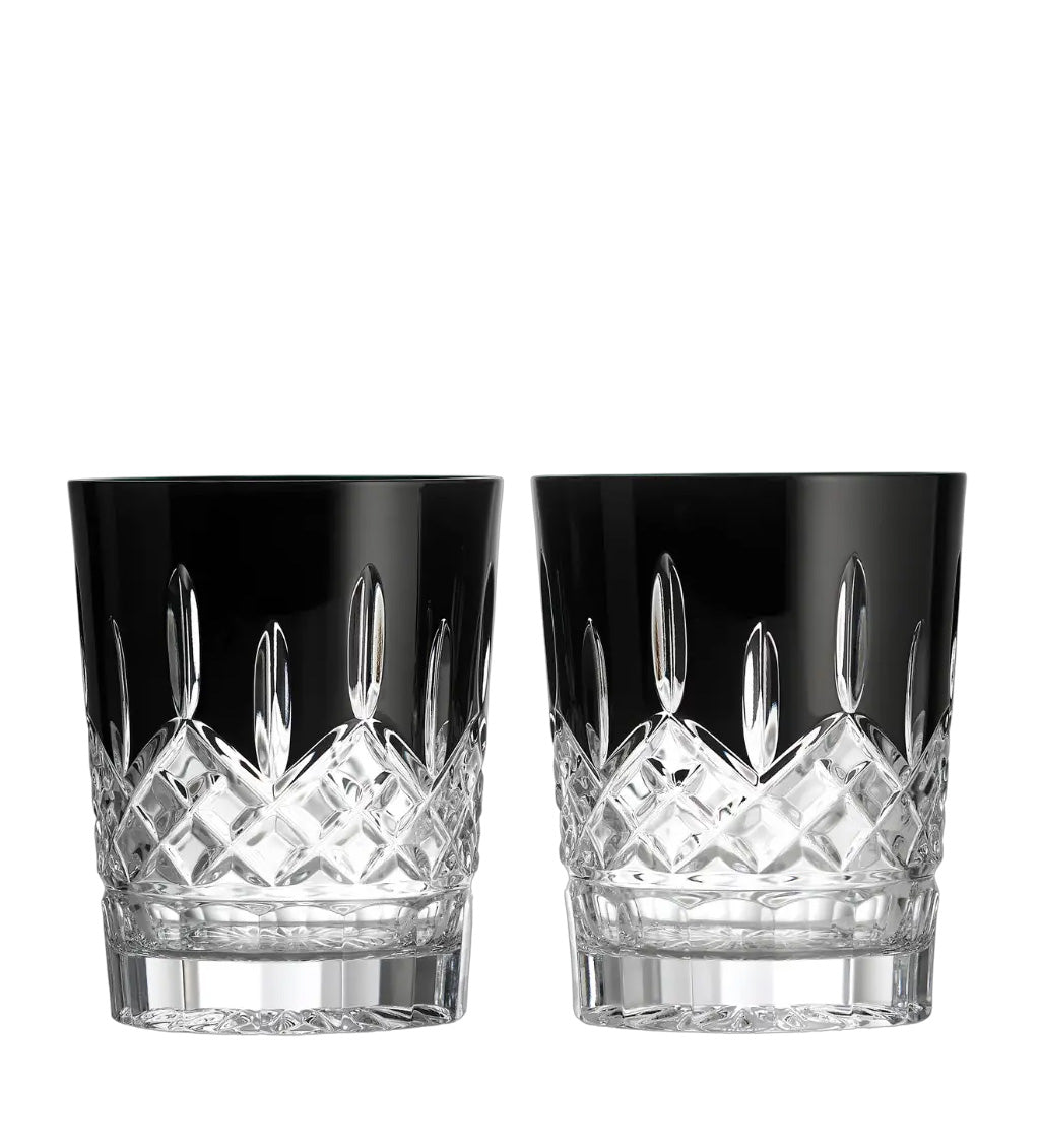 Waterford Lismore Black Tumbler - Set of 2 - Richmond Cellar General Trading L.L.C
