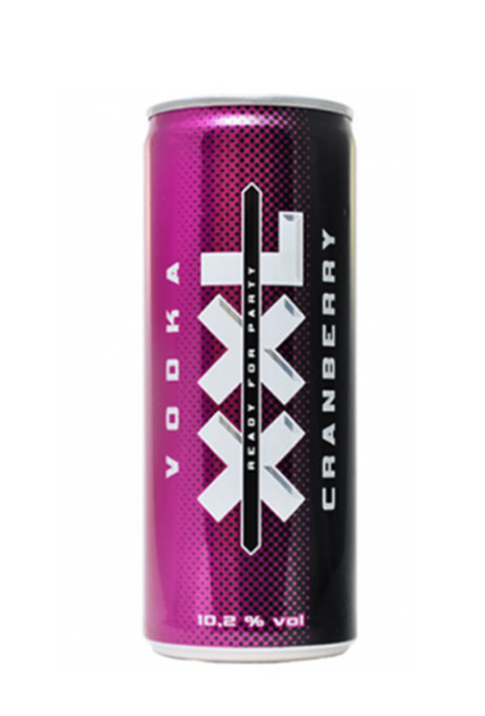 XXL Vodka Cranberry Cocktail 10.2%   25 CL