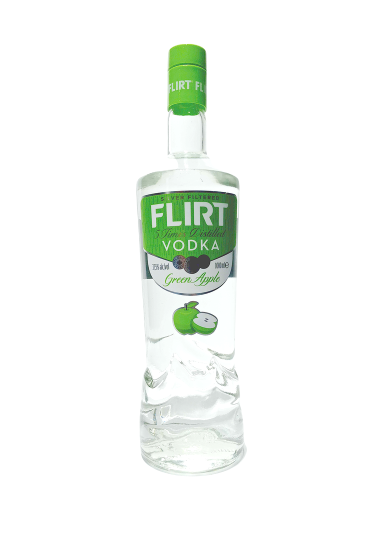 Flirt Green Apple Vodka 1 Ltr