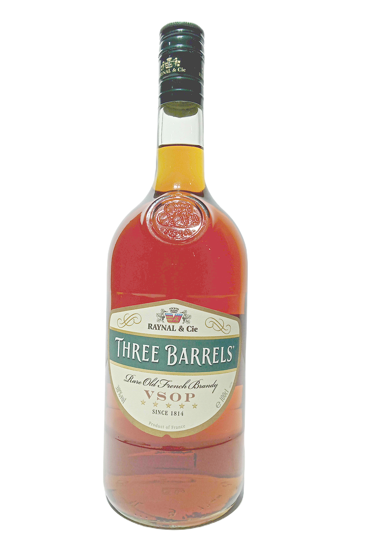 Three Barrels VSOP Brandy 1Ltr