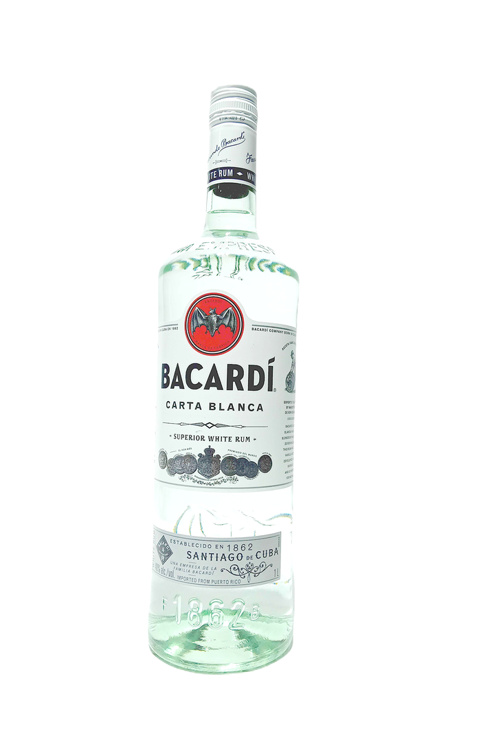 Bacardi Carta Blanca Rum 1Ltr