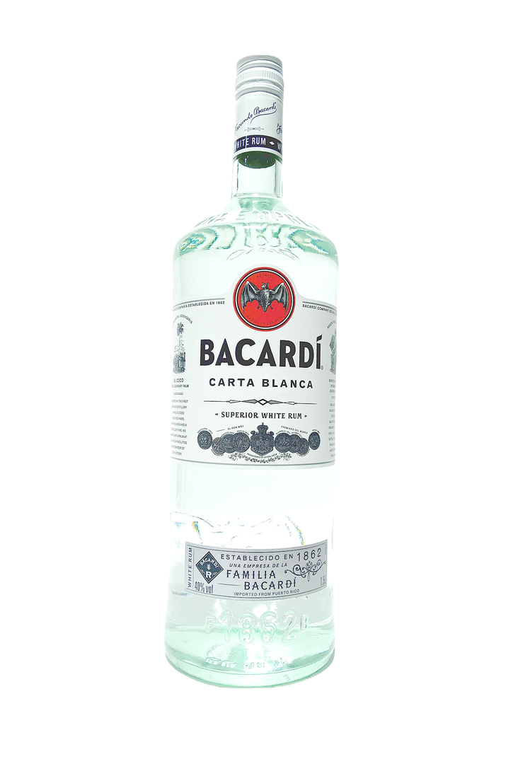 Bacardi Carta Blanca Rum 1.5Ltr (P)