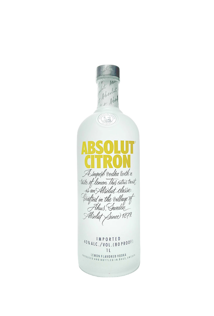 Absolut Vodka Citron 1Ltr