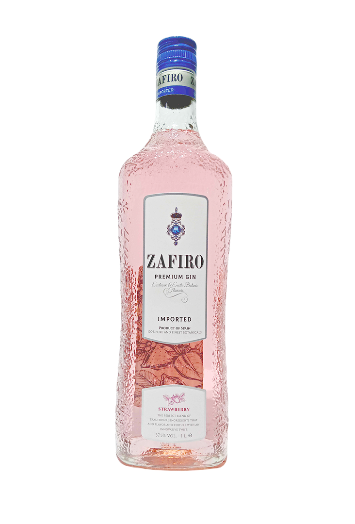 Zafiro Strawberry Gin 1Ltr