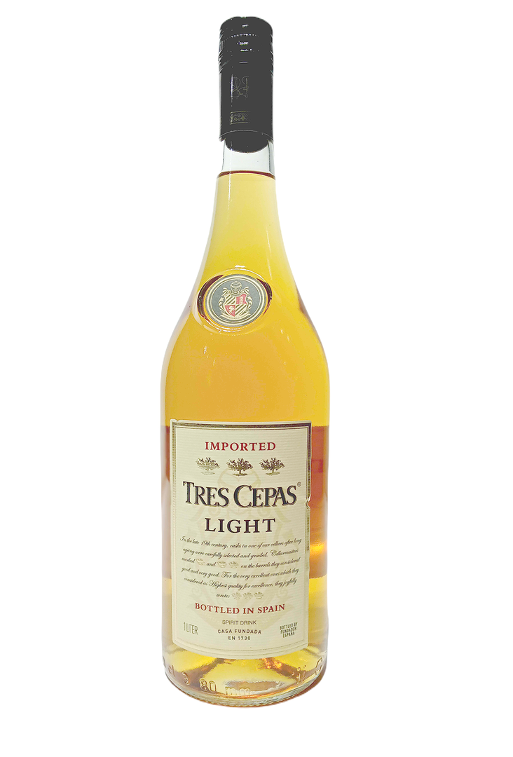 Tres Cepas Light Brandy 1Ltr